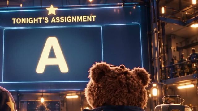 The Tonight's Assignment board showing the letter A